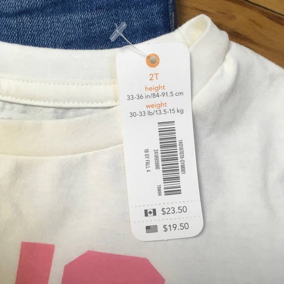 NWT Gymboree Girls Long Sleeve Shirt and Jeans - Picture 5 of 7